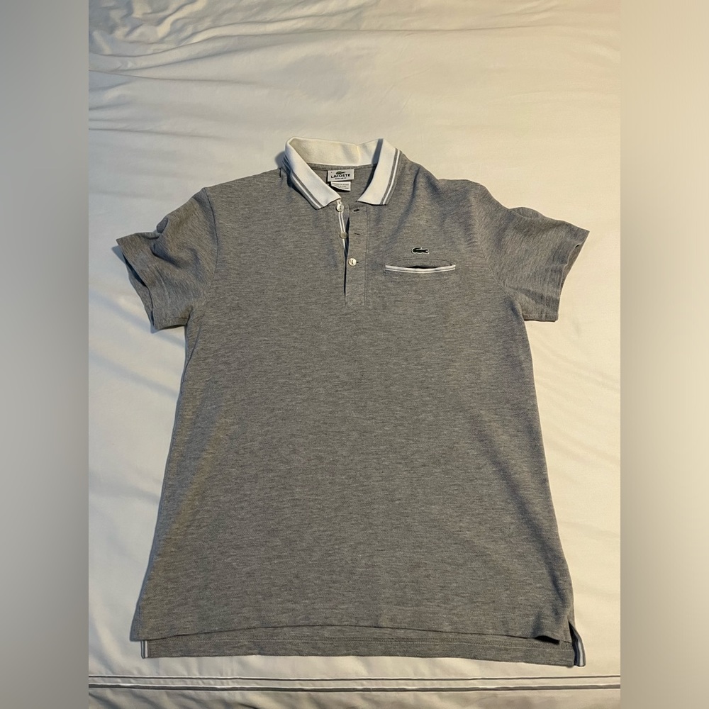 Men’s Lacoste pocket polo